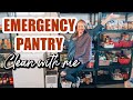 EMERGENCY PANTRY CLEAN WITH ME | GETTING THIS PANTRY BACK IN ORDER | MY OWN PERSONAL GROCERY STORE