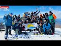 Mt.Nyukasa winter hike in Nagano Japan / အရမ်းလှပြီး (၁)နာရီခန့်ဘဲတက်ရတဲ့နှင်းတောင် 登山, 入笠山, ハイキング