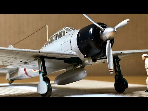 零戦21型 - HASEGAWA 1/72 A6M2b ZERO - YouTube