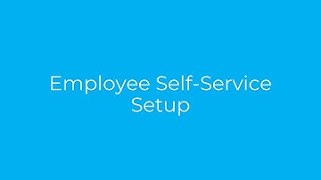 Blue Bison Bites - How to Setup the Employee Self Service Portal