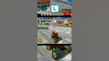 Mario Kart DS UPSCALED is AMAZING 😆 #shorts