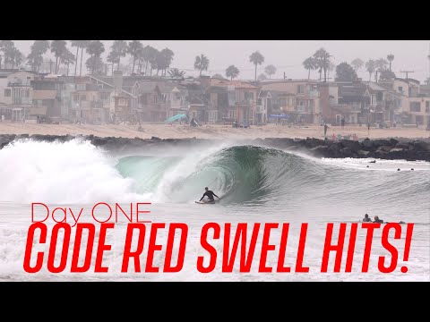 A HYPED swell that actually produced PUMPING WAVES!