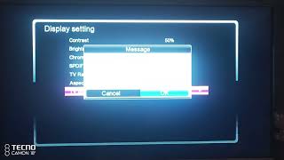 How to change your satellite decoder revolution to your television.