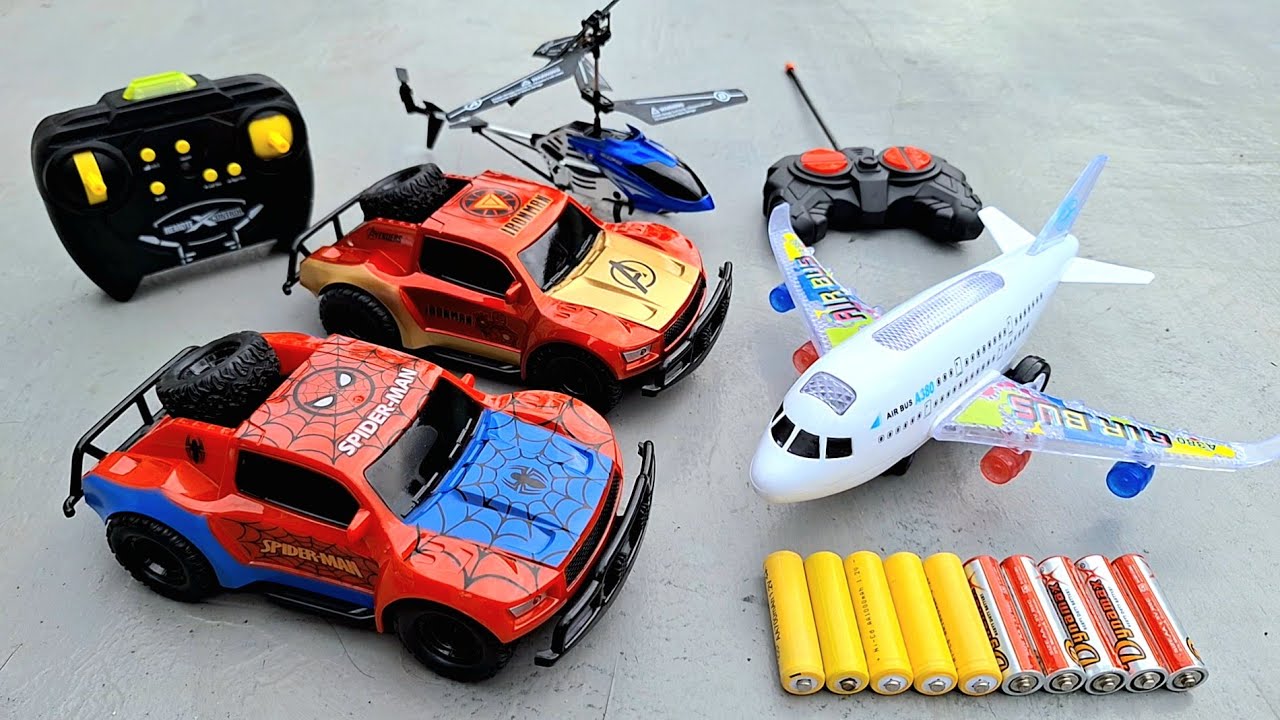 Racing Car Remote Control,Rc Helicopter And Rc Airbus 380 Unboxing and Flying Test | Car Remote Test