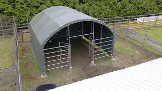 TMG ST2020L Livestock Corral Shelter  Product Demo & Customer Spotlight
