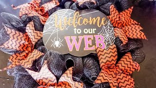 DIY: Halloween Wreath || Quick and Easy || Dollar Tree Under $10!!