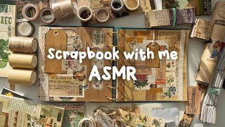 ASMR Scrapbook with Me | Relaxing Stationery Sounds | No Talking