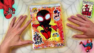 I Created the Ultimate SPIDER MAN Scrapbook Journal! 🕷️✨ Satisfying ASMR Paper Craft for Marvel Fan
