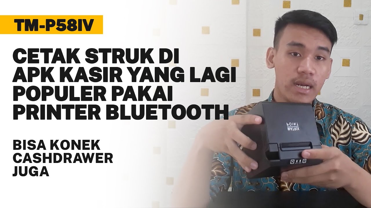 PRINTER KASIR TM-P58IV - CETAK DI APK KASIR POPULER + KONEK KE CASHDRAWER