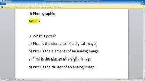 Digital Image Processing  multiple choice question (MCQ) (AKTU) final year part (1)