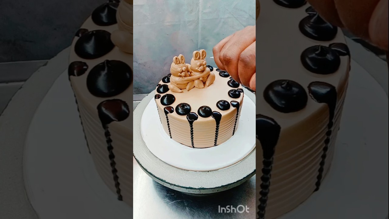 Chocolate teddy bear cake design 🧸🎂🎁🎉