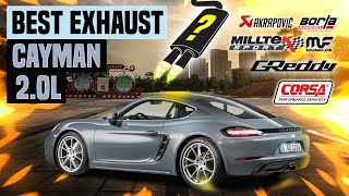 Porsche Cayman Exhaust Sound 2.0L 🔥 Turbo,Acceleration,Review,Armytrix,Upgrade,Stock,Modification+
