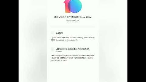 Update miui 10.3.3.0 PEKMIXM | REDMI NOTE 6 PRO| STABLE UPDATE
