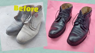تغيير لون الأحذية الشمواة