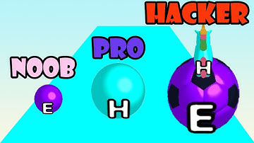 A-Z Run - NOOB vs PRO vs HACKER