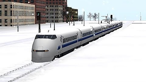 Train Sim - Snow Metropolis Using Shinkansen S300 - Simulasi Kereta Api