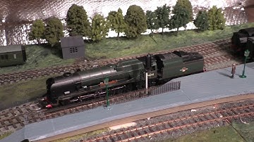 First proper running session of my revised dcc-sound Southern Region layout.