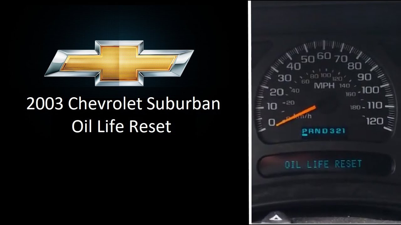 03 Suburban Oil Life Reset Automotive Education YouTube 03 Suburban Oil Life Reset Automotive Education YouTube