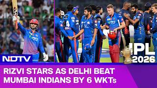 IPL 2026 News | Sameer Rizvi Stars With 90 As Delhi Capitals Beat Mumbai Indians By 6 Wickets