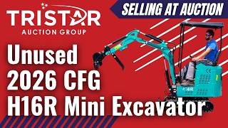Unused 2026 CFG H16R Mini Excavator Mini Excavator (12115) - Selling at auction