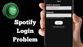 Fix Spotify Login Problem / This Email And Password Combination is Incorrect | iOS screenshot 5