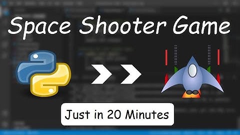 Create SPACE SHOOTER Game using Python || Python Project || Python || Junior Programmer