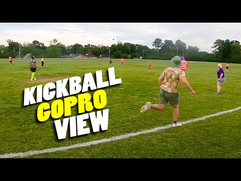 POV Kickball GoPro Footage - 1st Person View