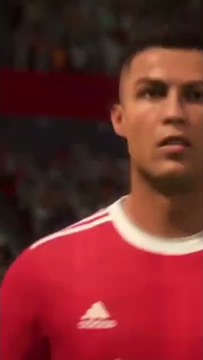 Cristiano Ronaldo goal. Manchester United vs Everton. English premier league. FIFA 22 career mode.