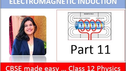 CBSE Class 12 Physics - Electromagnetic induction - Part 11 - Solved question