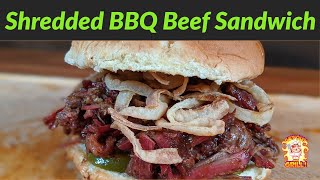 Shredded BBQ Beef Sandwich