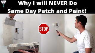 Why 1 day wall repairs will FAIL you!!!!