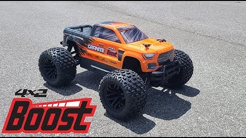 ARRMA Granite 4x2 Boost 550 Mega Unboxing, Test Drive, and Review #ARRMA #Granite #MonsterTruck #RC