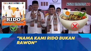 Ridwan Kamil-Suswono Usung Slogan