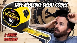 Tape Measure Cheat Codes : All You Need To Know by Nick’s Custom Woodworks 535 views 10 months ago 2 minutes, 22 seconds