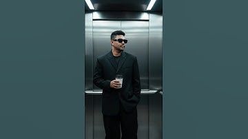 gemini+chatGPT photo editing tutorial || wearing glasses in the elevator #GeminiAI#ChatGPT#AI