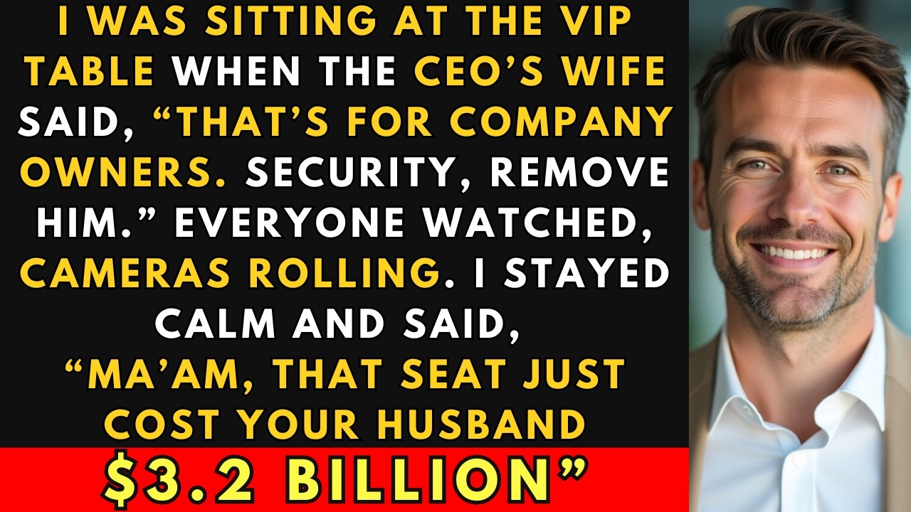 Arrogant CEO's Wife Grabs My VIP Seat At A Gala — So I Canceled Their $3.2B Investment