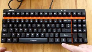 Rapoo V500 / VPRO Mechanical Keyboard With Black Switches Review.