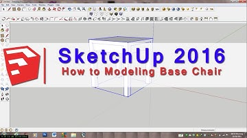 មេរៀន Sketchup និយាយខ្មែរ_ How to Modeling Base Chair