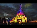 Disneyland Paris вечернее светомузыкальное шоу фрагмент #disneyland