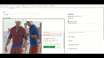 Drupal CKEditor Accessibility Checker Demo
