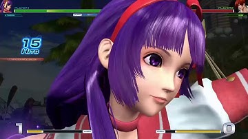 KOF XIV PS4 COMBOS ATHENA