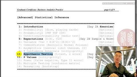 S SB Workshop 3 Statistical Inference 10 Hypothesis Testing
