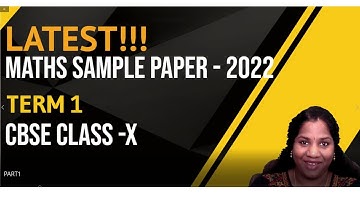 CBSE Sample paper released for Term 1 2021-22