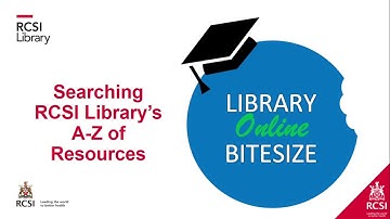 Searching RCSI Library