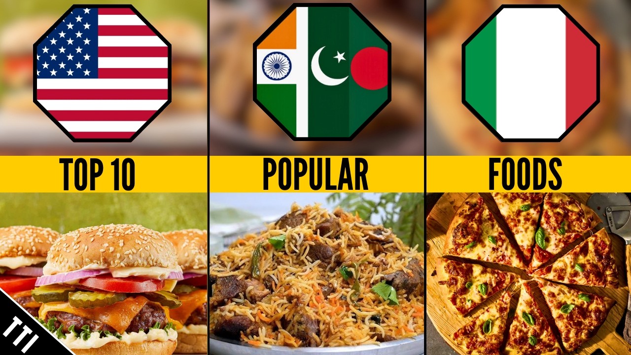 Popularsj Top 10 Most Popular Foods in the World 🌍 | Food from different ...
