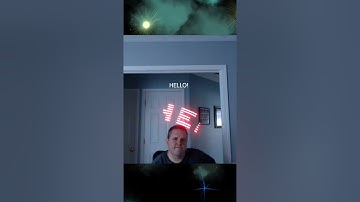 DIY Arduino POV Blinking LED Display Project For Beginners #Shorts - led lights flashing fast