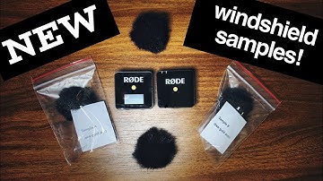 RODE Wireless GO : NEW Windshield Samples Are HERE!