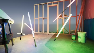 Lightsaber like Weapons in Unity (see GitHub link in description)