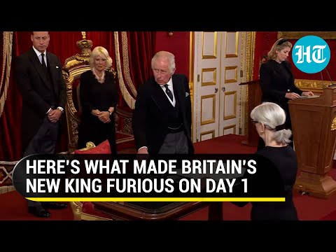 Britain’s new King ‘loses his cool’ during proclamation ceremony; Gets compared to Queen | Viral