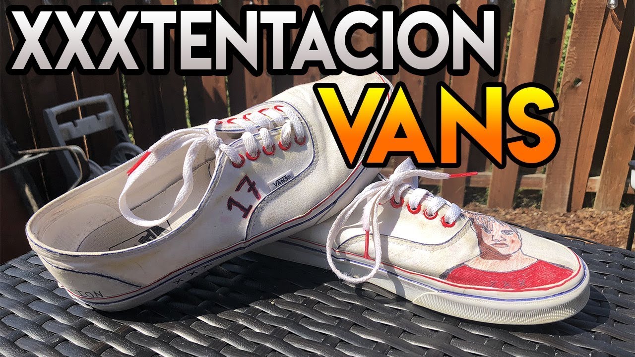 xxxtentacion custom vans